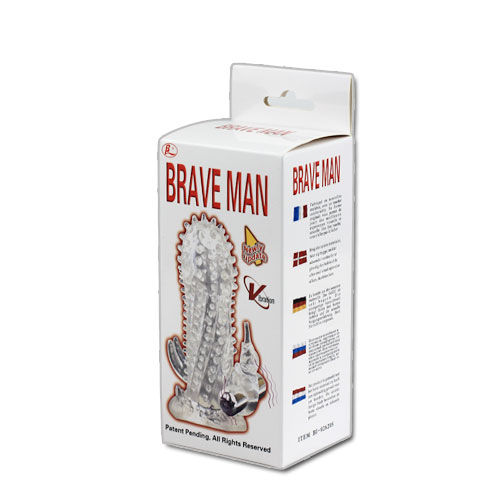 BAILE - BRAVE MAN COELHO VIBRADOR EXTENSO DE PÉNIS - Image 3
