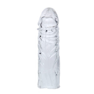 POTENTE - BAILE - CAPA PARA PÉNIS SILICONE TRANSPARENTE 13 CM