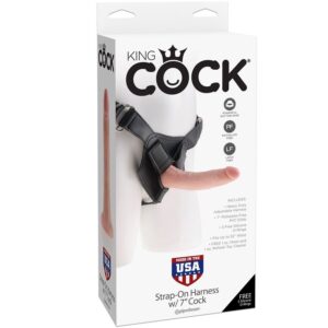 POTENTE - KING COCK - HARNESS COM PÊNIS REALISTA 17