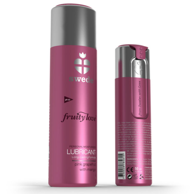 POTENTE - SWEDE - LUBRIFICANTE FRUITY LOVE ROSA TORANJA COM MANGA 100 ML