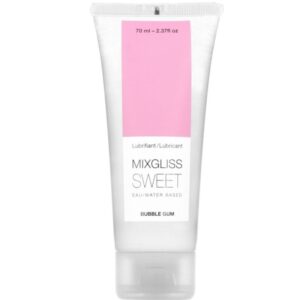 POTENTE - MIXGLISS - LUBRIFICANTE BASE DE GUA SABOR GOMA 70 ML