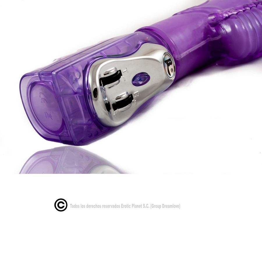 BAILE - ROTADOR PARA CIMA E PARA BAIXO COELHO LILAC COM SUPERESTIMULADOR - Image 2