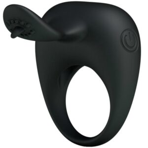 POTENTE - PRETTY LOVE - ANEL VIBRADOR COM LÍNGUA