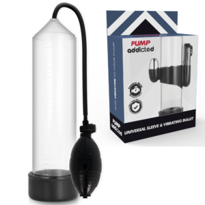 POTENTE - PUMP ADDICTED - VIBRADOR RX3 TRANSPARENTE