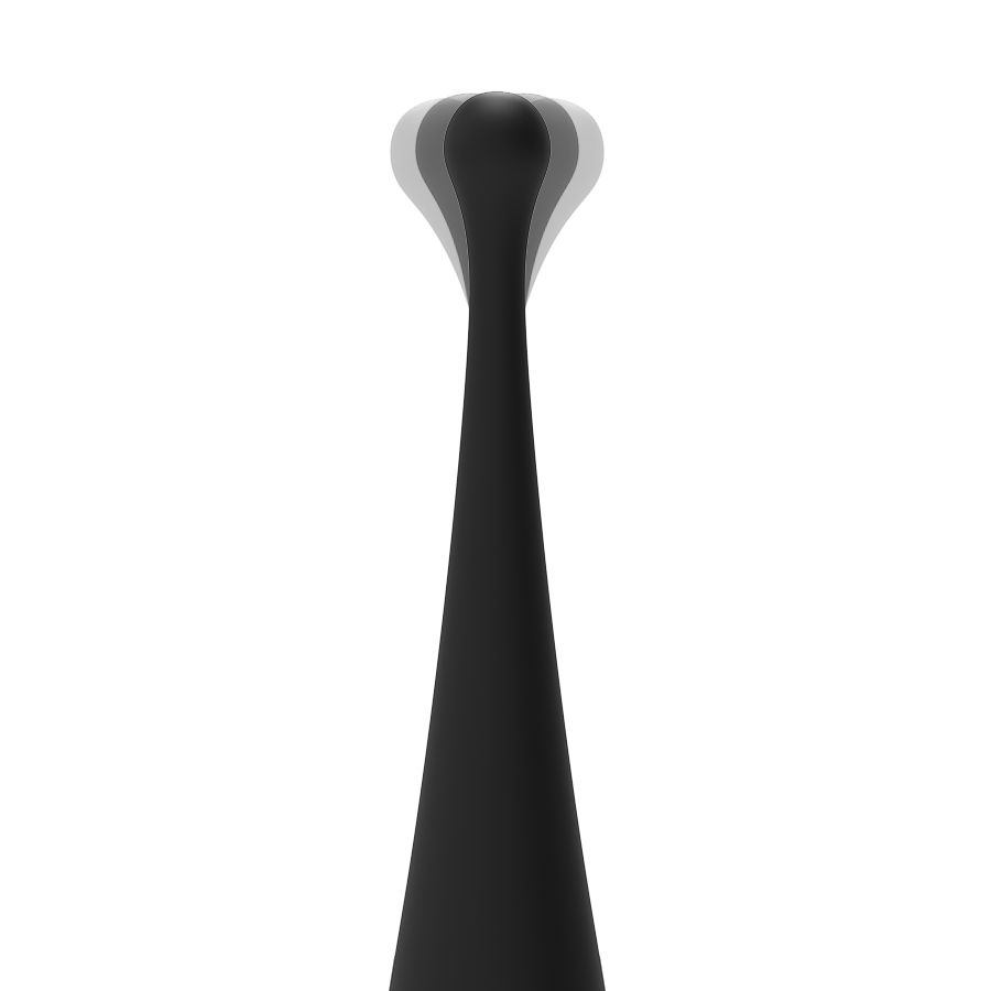 VIBRADOR CLITÓRICO ORGASMICO BRILLY GLAM SPOT VIBE PRETO SILICONE - Image 3