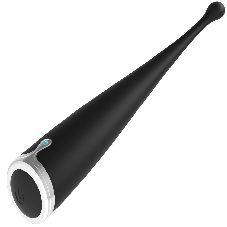 VIBRADOR CLITÓRICO ORGASMICO BRILLY GLAM SPOT VIBE PRETO SILICONE - Image 4