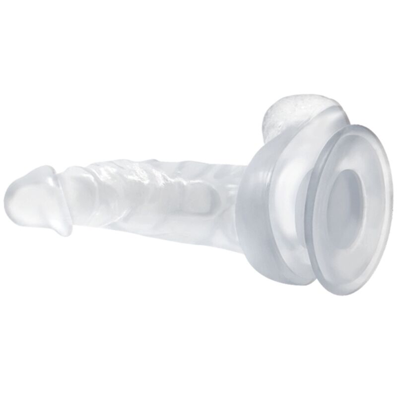 BAILE - DILDO REALÍSTICO COM VENTOSA E TESTÍCULOS 16.7 CM TRANSPARENTE - Image 2