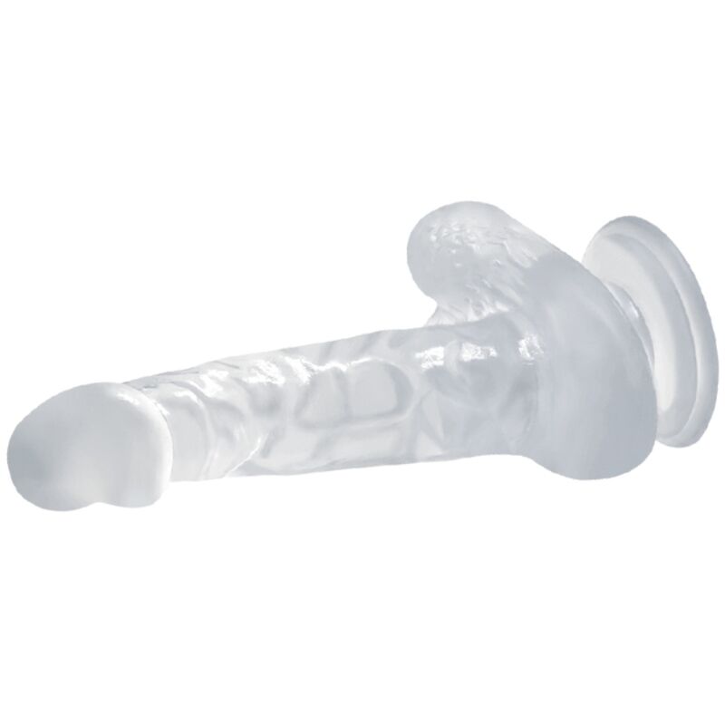 BAILE - DILDO REALÍSTICO COM VENTOSA E TESTÍCULOS 16.7 CM TRANSPARENTE - Image 3