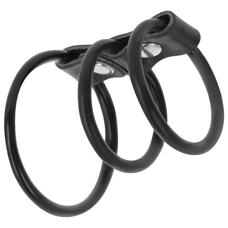DARKNESS FLEXIBLE COCK RINGS SET OF 3 - Image 2