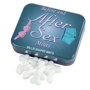 POTENTE - SPENCER & FLEETWOOD - FORMA DE PÊNIS MINT CANDY PARA ANTES E DEPOIS DO SEXO
