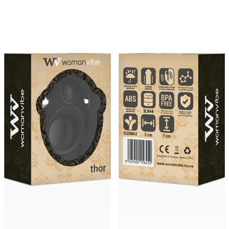 ANEL VIBRADOR DE SILICONE WOMANVIBE THOR - Image 3