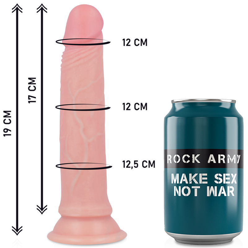 ROCKARMY - ARNÊS + DILDO SILICONE LÍQUIDO PREMIUM AVENGER 19 CM -O- 3.98 CM - Image 3