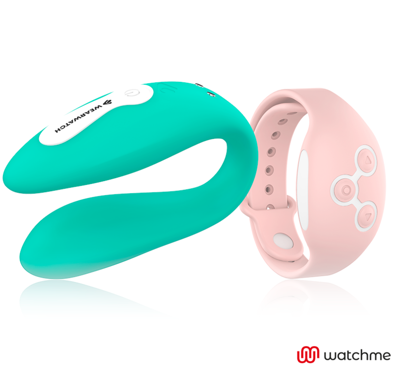 WEARWATCH DUAL PLEASURE WIRELESS TECHNOLOGY WATCHME LIGHT AQUAMARINE / CORAL - Image 3