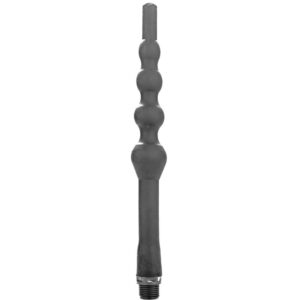 POTENTE - ALL BLACK - SILICONE ANAL DE CHUVEIRO DE FRESAS 27 CM