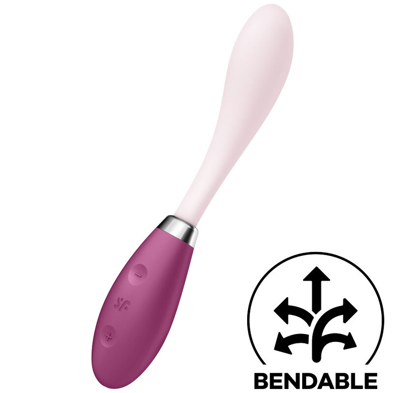 POTENTE - SATISFYER - MULTI VIBRADOR G-SPOT FLEX 3 VERMELHO