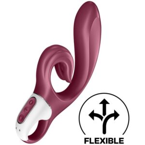SATISFYER - LOVE ME COELHO VIBRAO VERMELHO