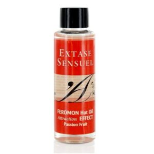 POTENTE - EXTASE SENSUAL - ÓLEO DE MASSAGEM DE EFEITO CALOR COM FEROMÔNIOS DE MARACUJ 100 ML