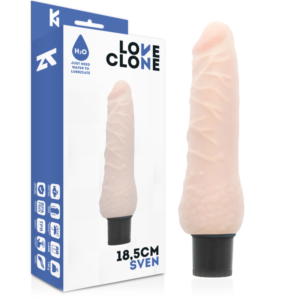 POTENTE - LOVECLONE - VIBRADOR AUTO LUBRIFICANTE SVEN 18.5 CM -O- 3.3 CM