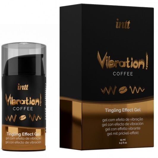 INTT MASSAGE & ORAL SEX - GEL DE MASSAGEM HOT EFFECT SABOR DE CAFÉ - Image 2