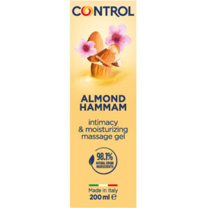 POTENTE - CONTROL - GEL DE MASSAGEM HAMMAM DE AMÊNDOA 3 EM 1 200 ML