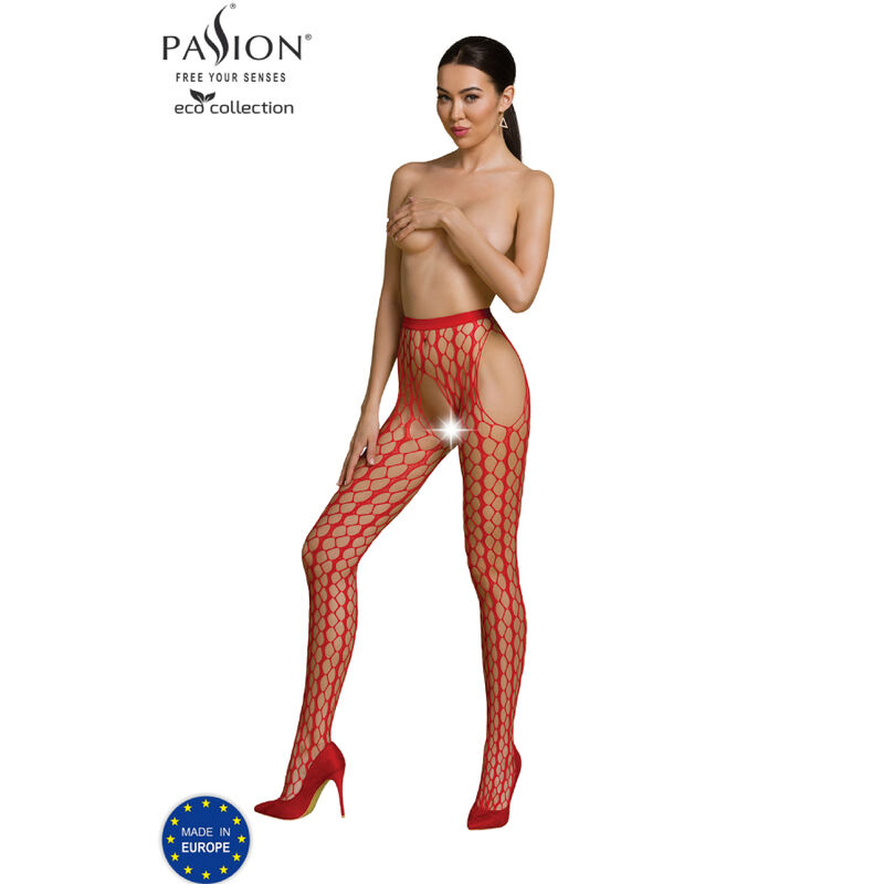 POTENTE - PASSION - COLEO ECO BODYSTOCKING ECO S007 VERMELHO