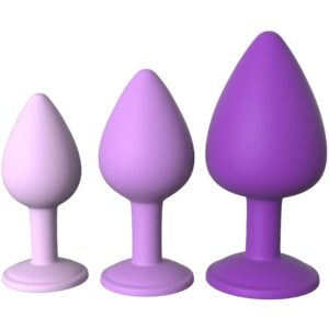 POTENTE - FANTASY FOR HER - CONJUNTO DE PLUG ANAL VIOLETA