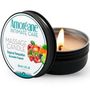POTENTE - AMOREANE - VELA DE MASSAGEM TENTAÇÃO TROPICAL 30 ML