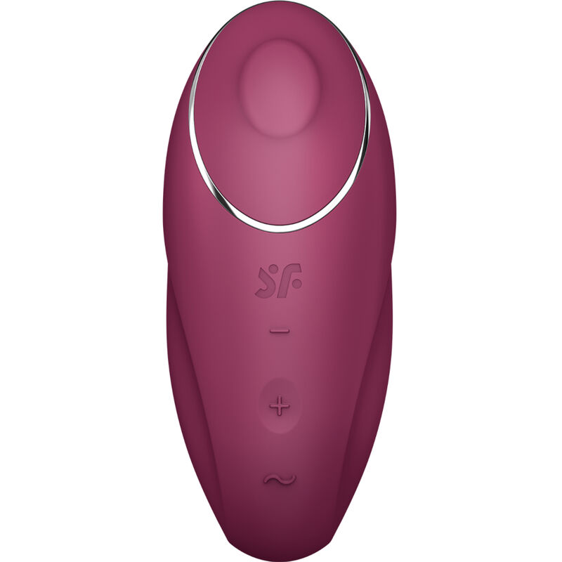 POTENTE - SATISFYER - TAP & CLIMAX 1 VIBRADOR LAY-ON VERMELHO