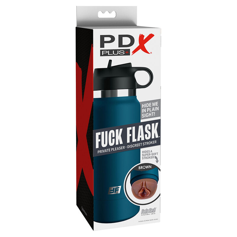 POTENTE - PDX PLUS - FUCK FLASK VAGINE DISCRET STROKER MARROM MODELO 1