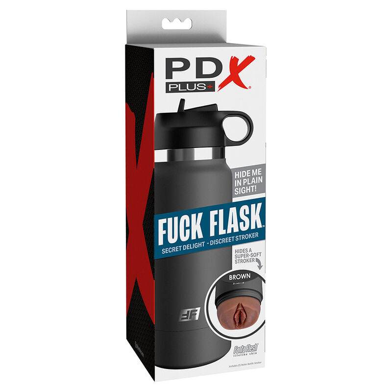 POTENTE - PDX PLUS - FUCK FLASK VAGINE DISCRET STROKER MARROM MODELO 2
