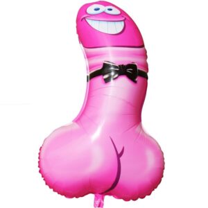 POTENTE - DIABLO PICANTE - BALO DE FESTA EM FORMATO DE PÊNIS ROSA