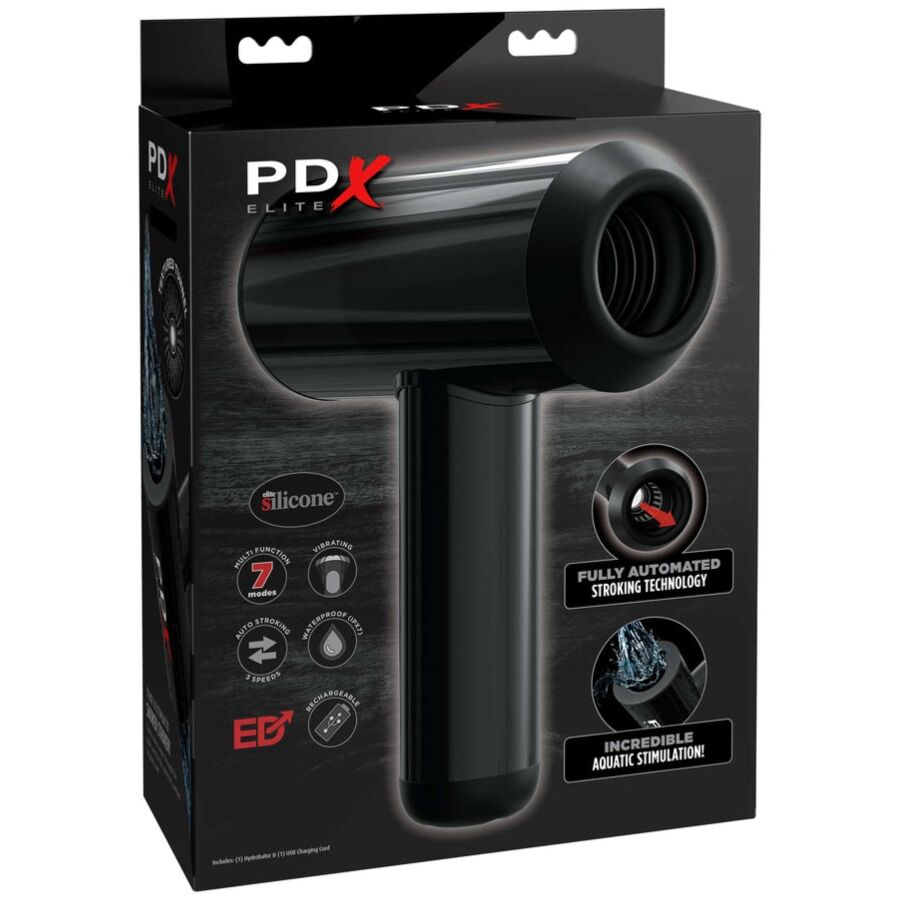 POTENTE - PDX ELITE - MASTURBADOR AUTOMÁTICO DUPLO AQUÁTICO