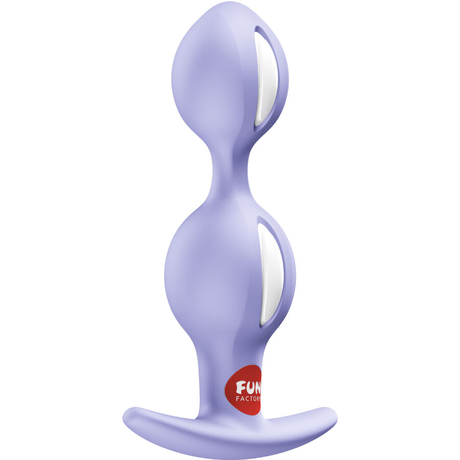 POTENTE - FUN FACTORY - B-BALLS DUO PLUG ANAL ROXO