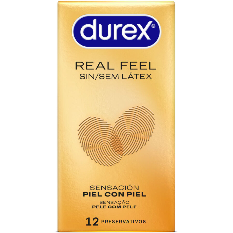 POTENTE - DUREX - CAMISINHAS REAL FEEL SEM LÁTEX 12 UNIDADES