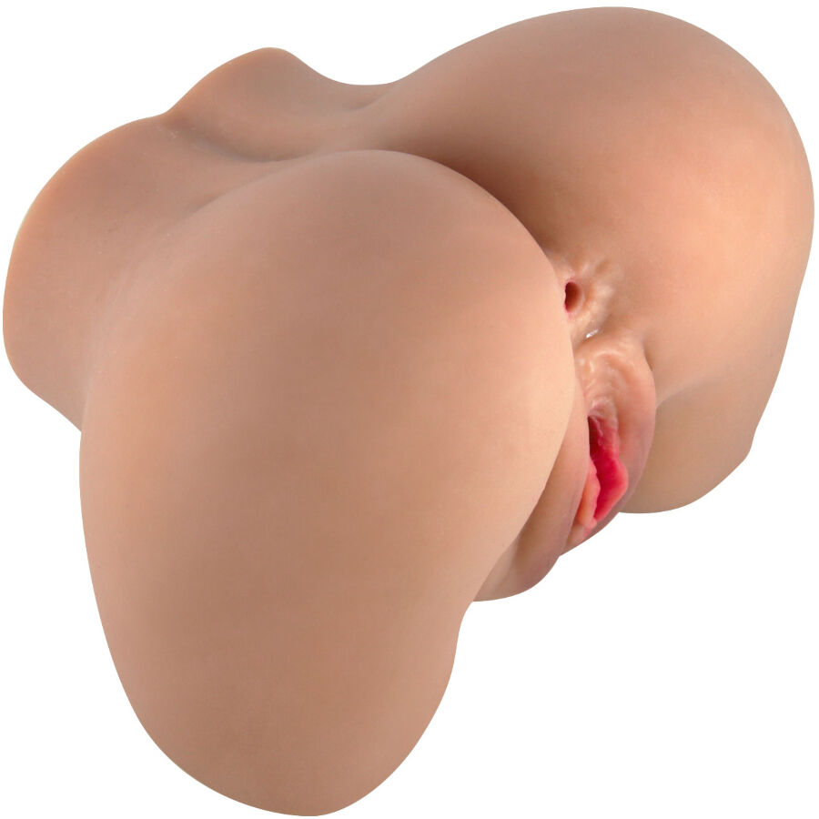 POTENTE - CRAZY BULL - VIBRADOR MILA BUTT COM CONTROLE REALISTA DE VAGINA E ÂNUS REMOTO