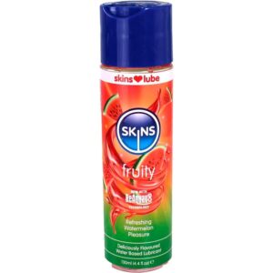 POTENTE - SKINS - LUBRIFICANTE À BASE DE ÁGUA COM SABOR DE MELANCIA 130 ML