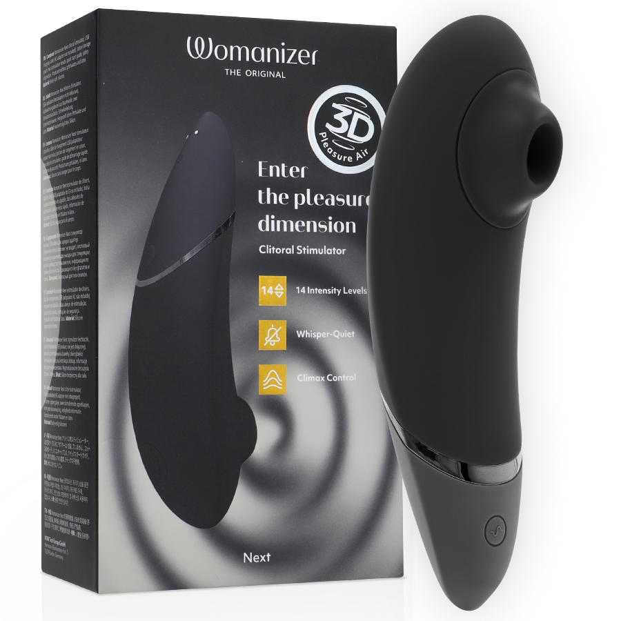 POTENTE - WOMANIZER - PRÓXIMO ESTIMULADOR CLITORIAL PRETO