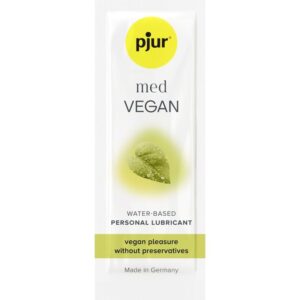 POTENTE - PJUR - MED VEGAN GLIDE LUBRIFICANTE BASE DE GUA 2 ML