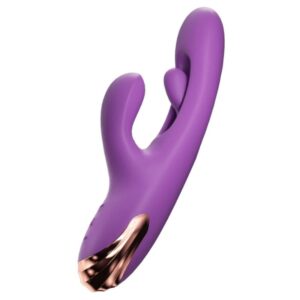 POTENTE - SHE.E.O - VIBRADOR RABBIT PARA PONTO G COM MOVIMENTO DIGITAL ROXO