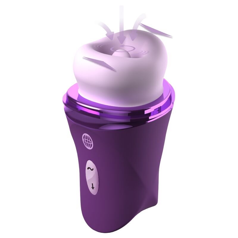 POTENTE - FANTASY FOR HER - LUSH KISS PLUSH PURPLE SUCTION & LICKING CLITORIAL TIMULATOR