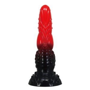 POTENTE - POWER MONSTERS - DILDO DE FANTASIA DRAGÃO DE FOGO COM VENTOSA 24
