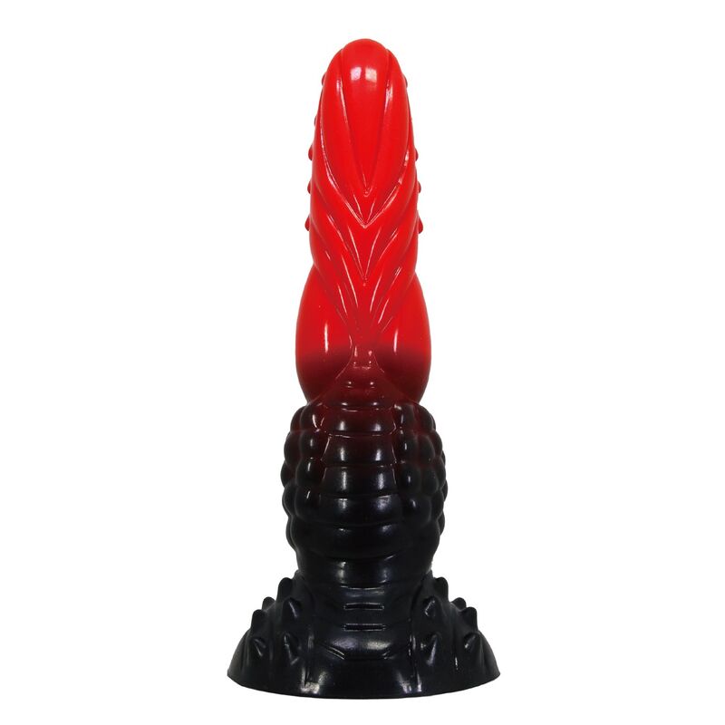 POTENTE - POWER MONSTERS - DILDO DE FANTASIA DRAGÃO DE FOGO COM VENTOSA 24