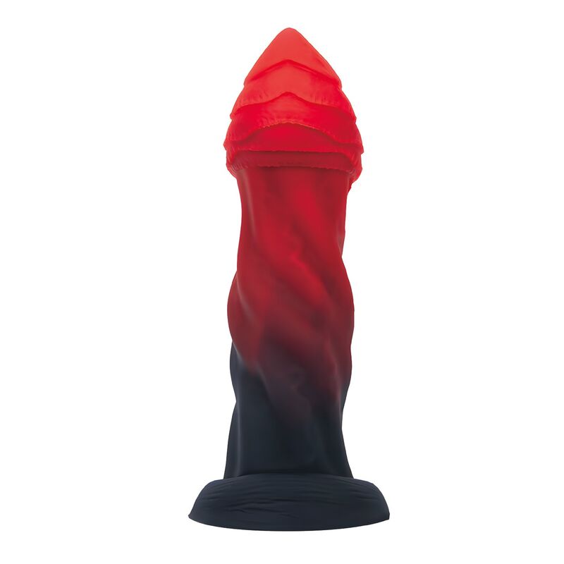POTENTE - POWER MONSTERS - INFERNAL GOLIATH BICOLOR FANTASY SILICONE DILDO 25 CM Ø 6 CM