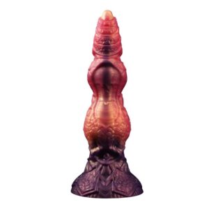 POTENTE - POWER MONSTERS - SAVAGE BEASTLORD TRICOLOR FANTASY SILICONE DILDO 24 CM Ø 5 CM