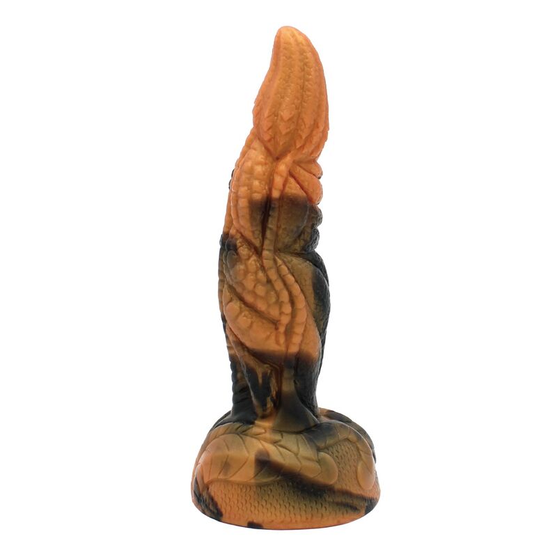 POTENTE - POWER MONSTERS - DILDO DE SILICONE FANTASIA TIRANOSSAURO BICOLOR 20