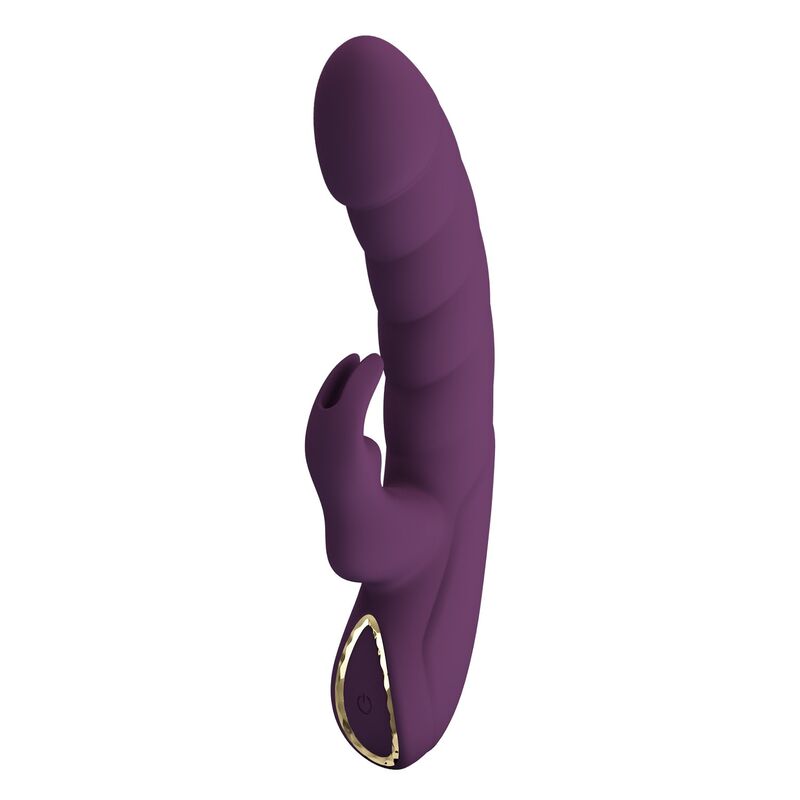 PRETTY LOVE - VIBRADOR COELHO RECARREGÁVEL HARPER COM 10 FUNÇÕES - ROXO - Image 2