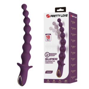 POTENTE - PRETTY LOVE - MADISON VIBRADOR ANAL RECARREGÁVEL COM 10 FUNÇÕES