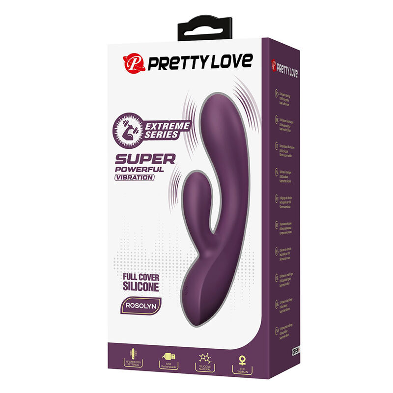 PRETTY LOVE - VIBRADOR COELHO RECARREGÁVEL ROSOLYN COM 10 FUNÇÕES - Image 3