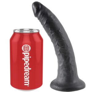 POTENTE - KING COCK - DILDO PRETO 17.8 CM