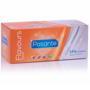 POTENTE - PASANTE - DE SABORES DE PRESERVATIVOS 144 UNIDADES